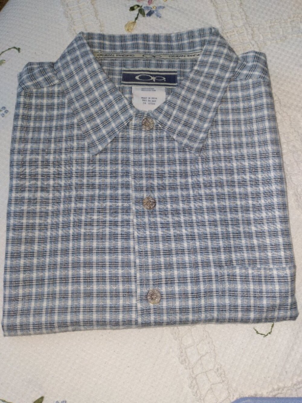 Comfortable Top, Natural Cotton 100 %, Ocean Pacific, Size - XL